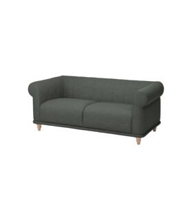 Ikea Viskafors 3 Seater Sofa Lejde/grey/green Birch