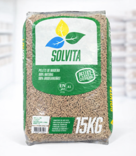 Pellets Solvita ENplus A1 – Palete 77 Sacos 15kg