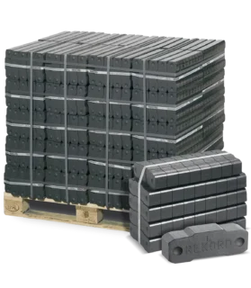 Briquetes de Linhito 25–60 mm – 40 x 25 kg – REKORD®