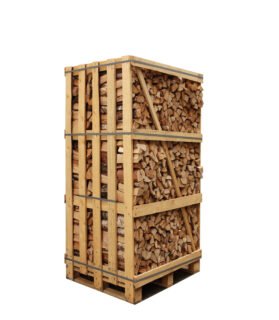 Lenha Faia / Carpa secas em estufa em palete