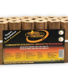 Briquetes de Madeira Premium 864kg | Palete 96 Packs NovaLenha | Combustível Ecológico Portugal